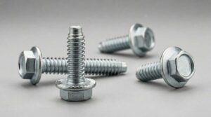 Carbon Steel Hexagon Head Coated Screws