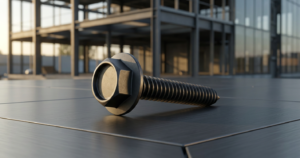 Carbon Steel Hexagon Head Coated Screws