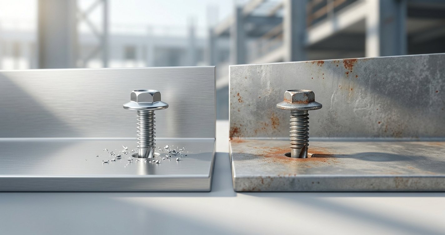 stainless steel self-drilling flange screws